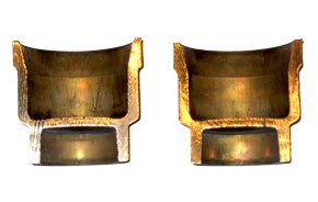 Sezione pezzo ottone